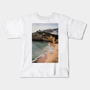 Mother and Daughter at Carvoeiro Beach Kids T-Shirt